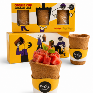 Cookie Cup x3 – Tasses comestibles en biscuit