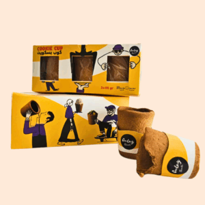 Cookie Cup x3 – Tasses comestibles en biscuit